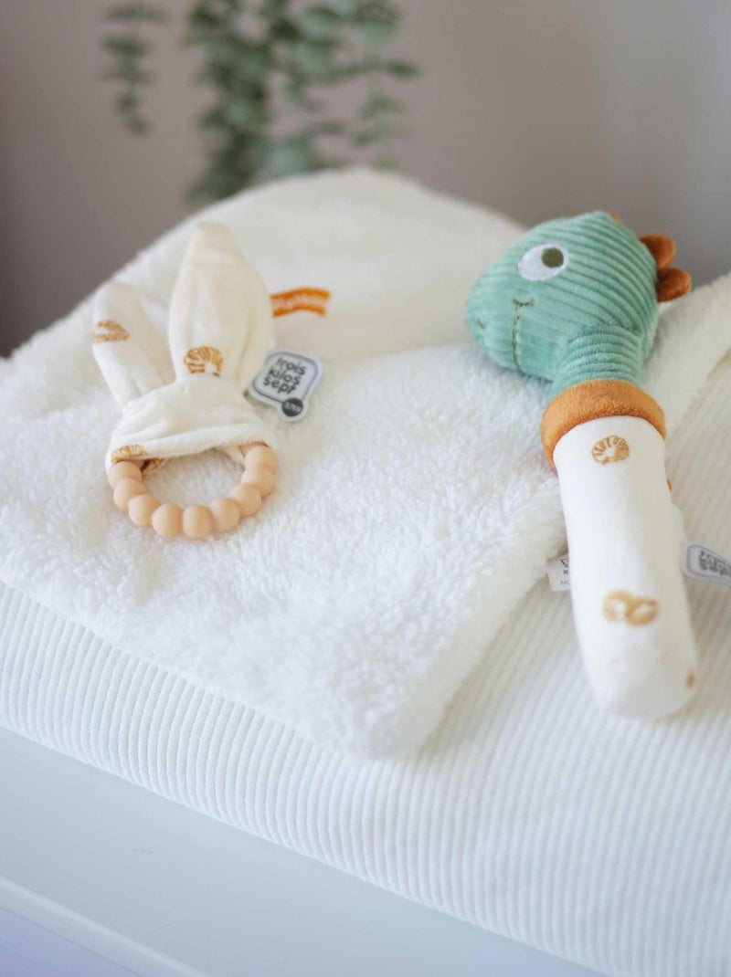 Couverture Bi Matière - Wooly Blanc - Kiabi