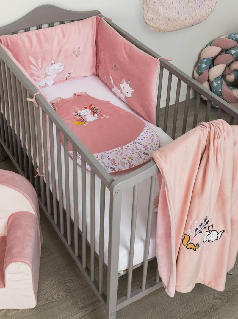 Couverture bi-matière Marie Sweet - 100x150 cm Rose - Kiabi