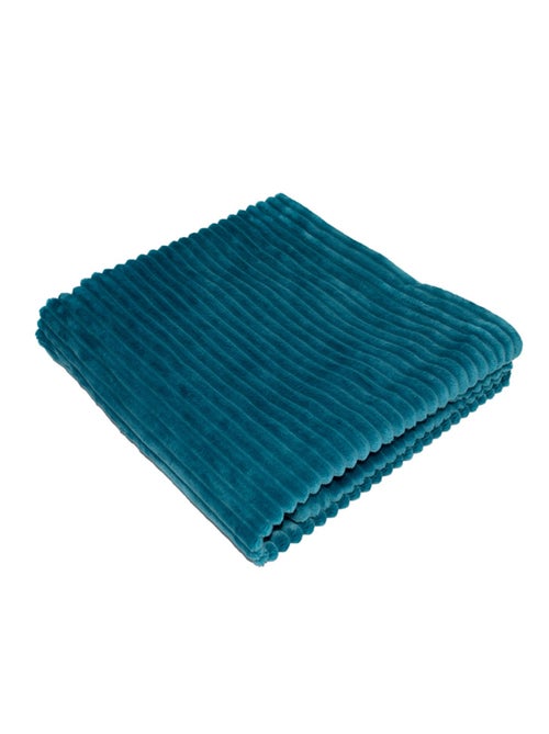 Couverture boudoir en micro-velours côtelé pour bébé - Kiabi