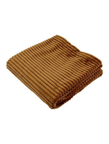 Couverture boudoir en micro-velours côtelé pour bébé
