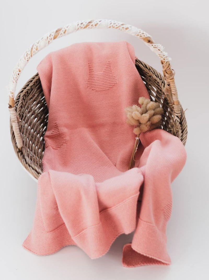 Couverture CHAT Rose - Kiabi