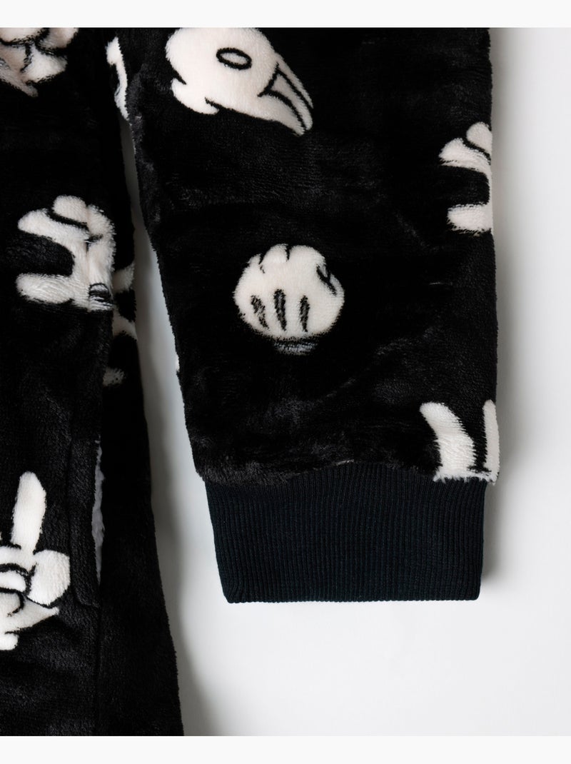 Couverture chaude à manches longues Disney Mickey câlins pour garçons Gris foncé - Kiabi