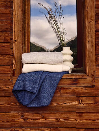 Couverture chaude laine et mohair