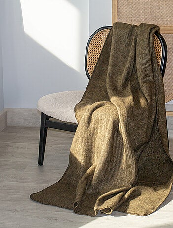 Couverture chaude laine et mohair