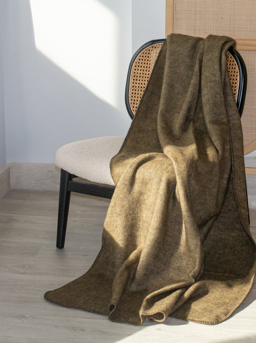 Couverture chaude laine et mohair - Kiabi Couverture chaude laine et mohair - Kiabi