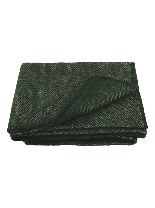 Couverture chaude laine et mohair - Kiabi