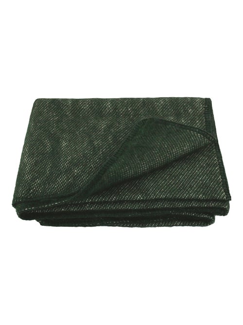 Couverture chaude laine et mohair - Kiabi