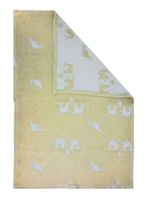 Couverture chaude pour enfant motif animaux marins - Kiabi