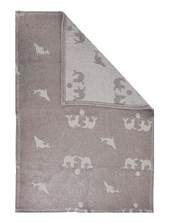 Couverture chaude pour enfant motif animaux marins