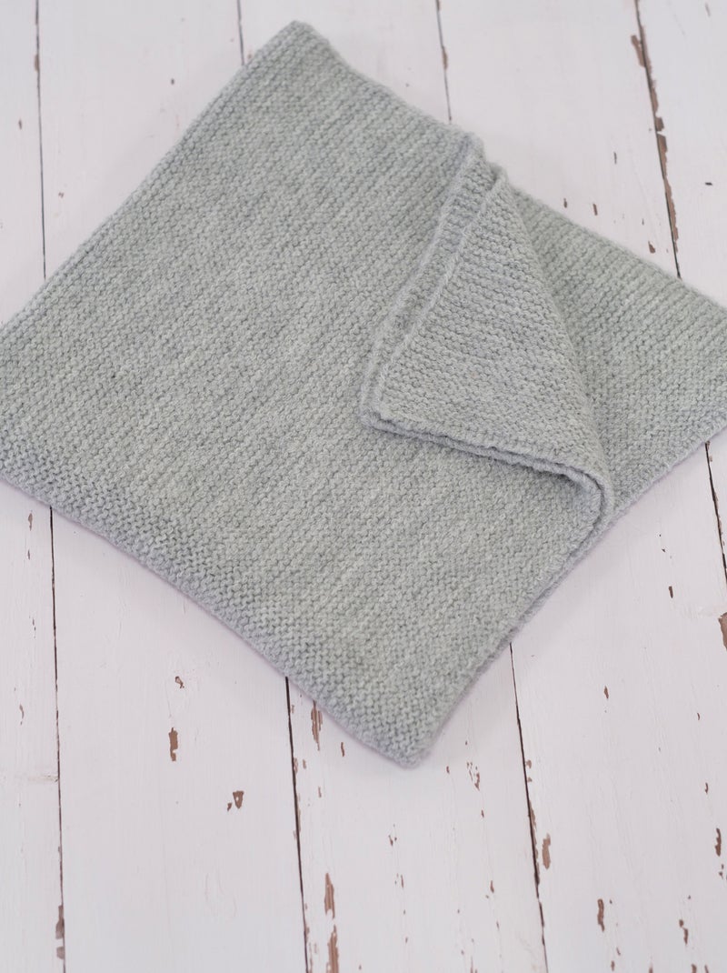 Couverture Cocoon point mousse Gris - Kiabi