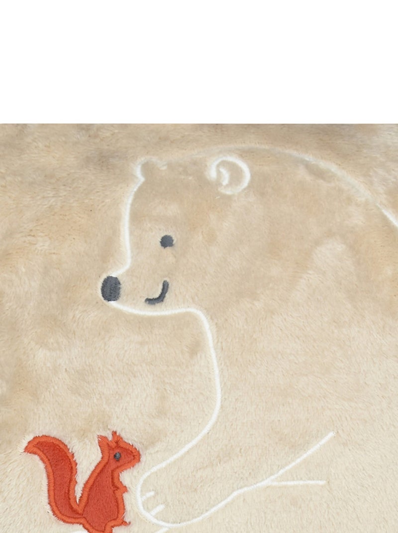COUVERTURE COUSSIN JAFAR Beige - Kiabi