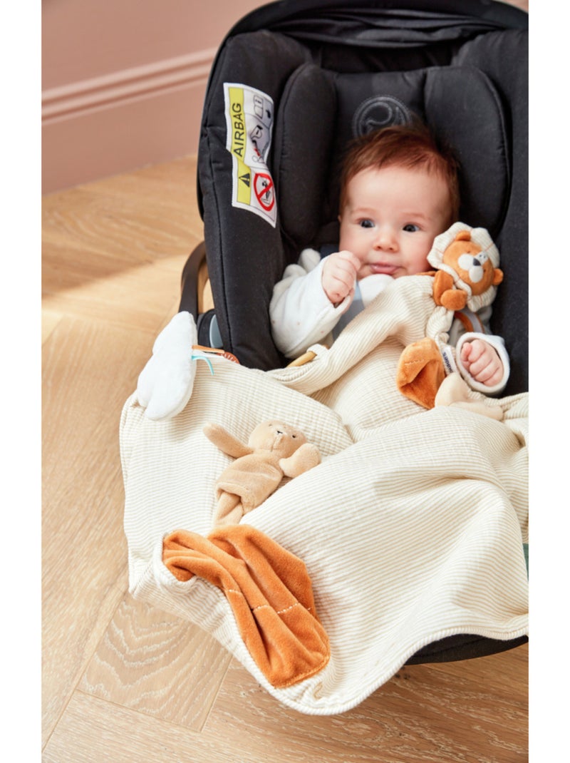 Couverture d'activités Babou en mousseline, Noukie's Beige - Kiabi