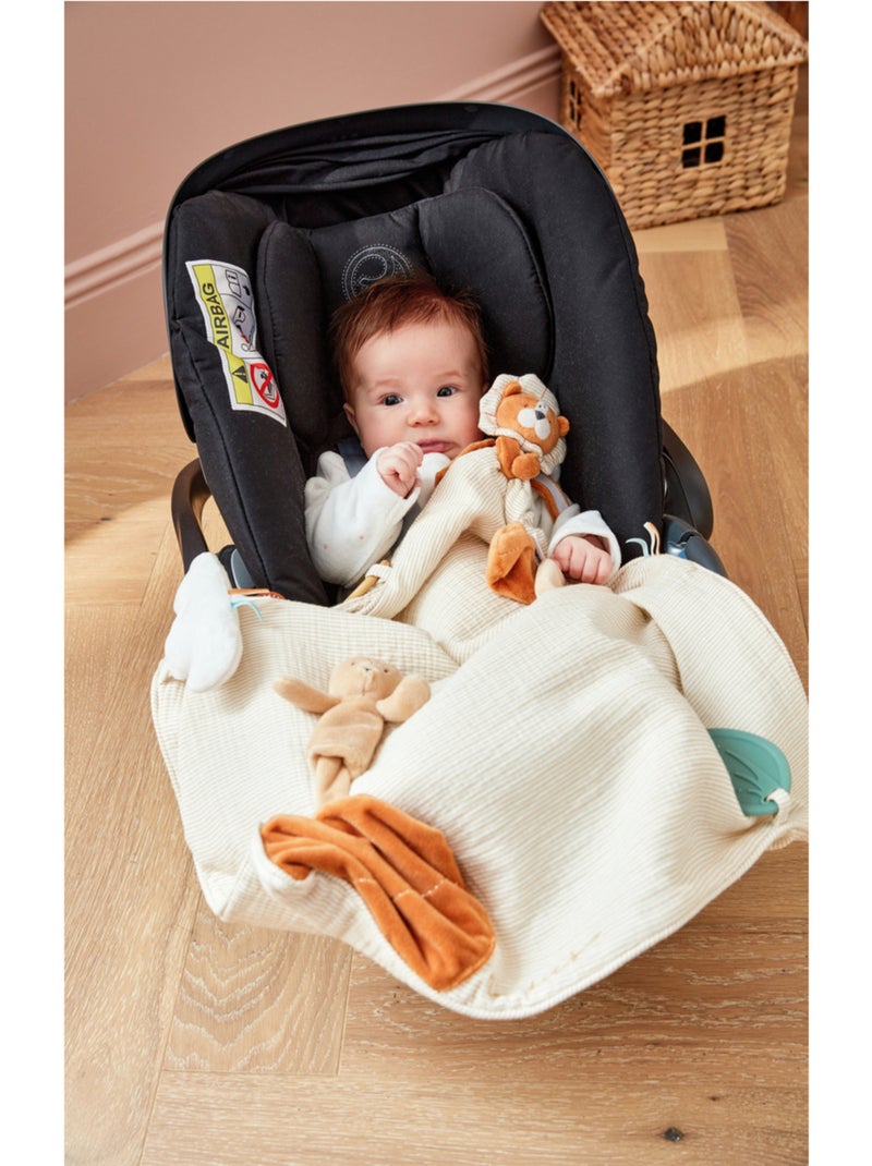 Couverture d'activités Babou en mousseline, Noukie's Beige - Kiabi