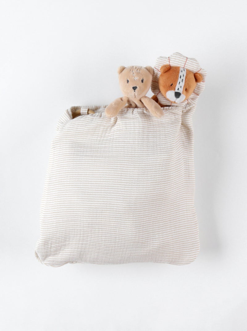 Couverture d'activités Babou en mousseline, Noukie's Beige - Kiabi