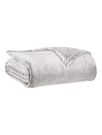 Couverture de mamie 220x240 cm Polyester Ivoire