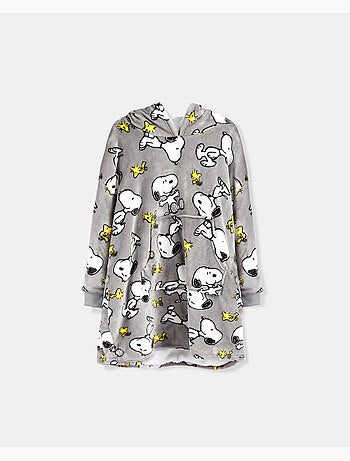 Couverture de sieste chaude à manches longues PEANUTS pour filles