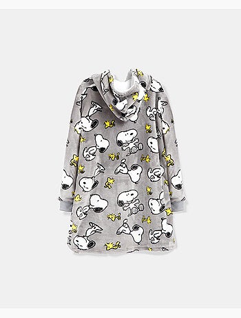 Couverture de sieste chaude à manches longues PEANUTS pour filles