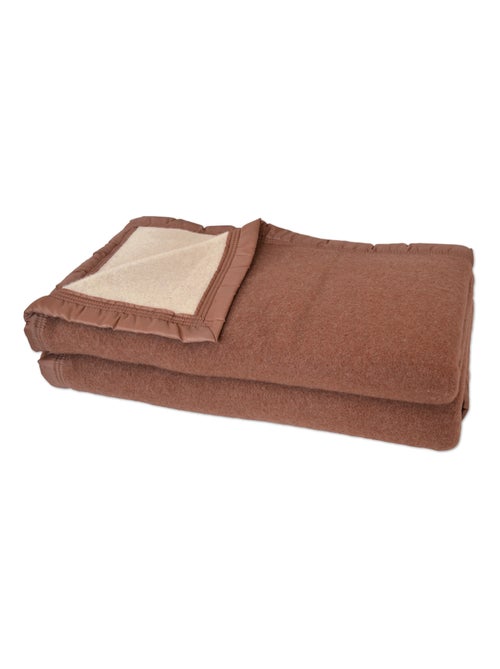 Couverture en 100% pure laine vierge 500g/m² - Kiabi