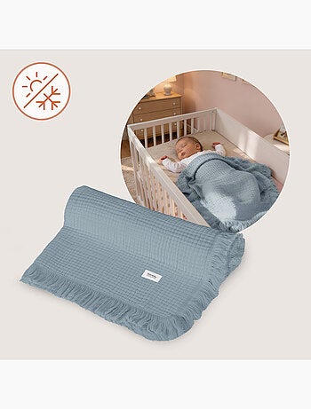 Couverture en coton - LIONELO - 70 x 100 cm - 100 % coton - 280gsm/m2