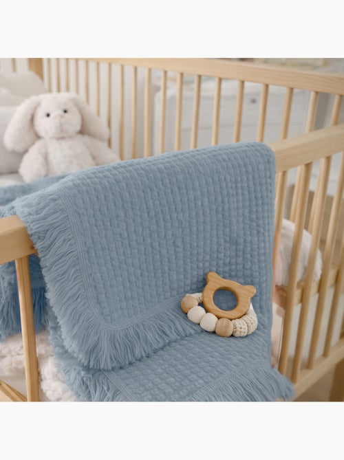 Couverture en coton - LIONELO - 70 x 100 cm - 100 % coton - 280gsm/m2 - Kiabi