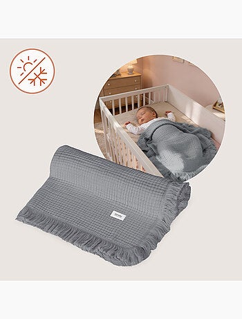 Couverture en coton - LIONELO - 70 x 100 cm - 100 % coton - 280gsm/m2