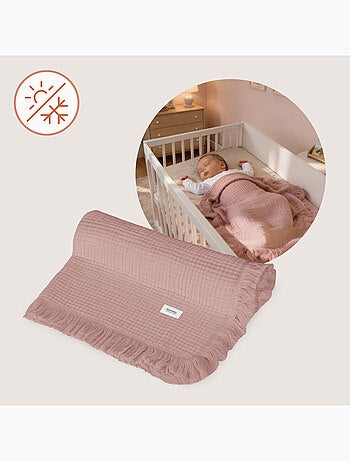 Couverture en coton - LIONELO - 70 x 100 cm - 100 % coton - 280gsm/m2