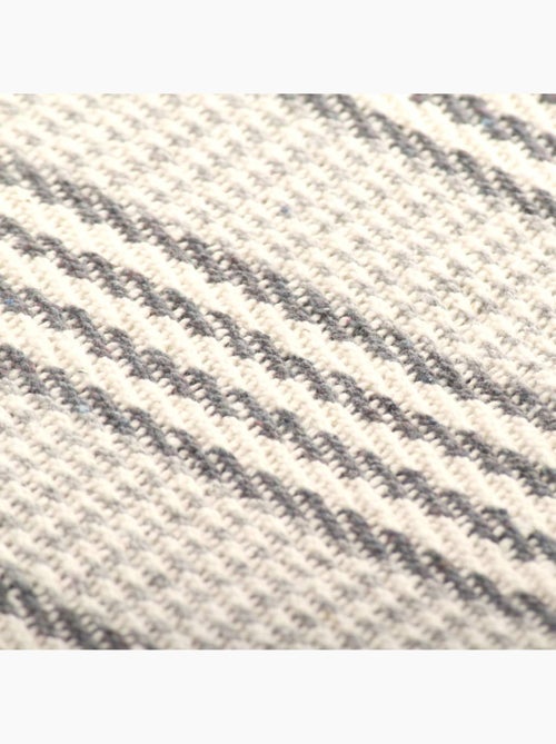 Couverture en coton à motif carré et franges - vidaxl - Kiabi Couverture en coton à motif carré et franges - vidaxl - Kiabi