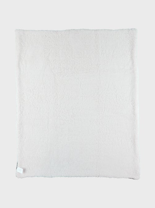 Couverture en coton bio kaki 75x100 cm Noukie's - Kiabi