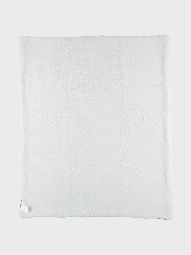 Couverture en coton bio kaki 75x100 cm Noukie's Vert - Kiabi