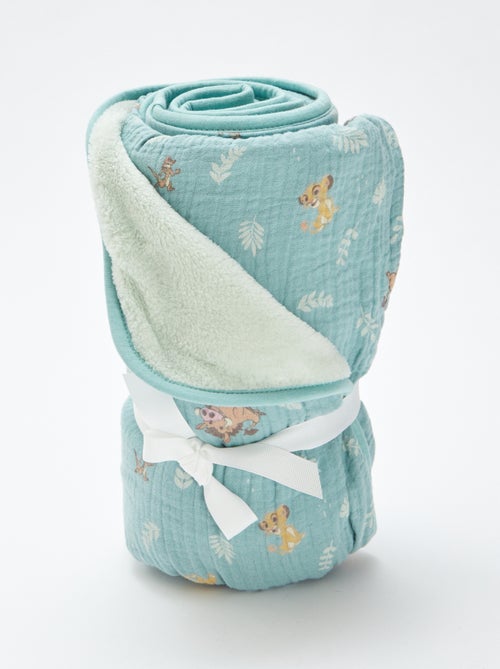 Couverture en coton et en polaire 'Simba' - Kiabi