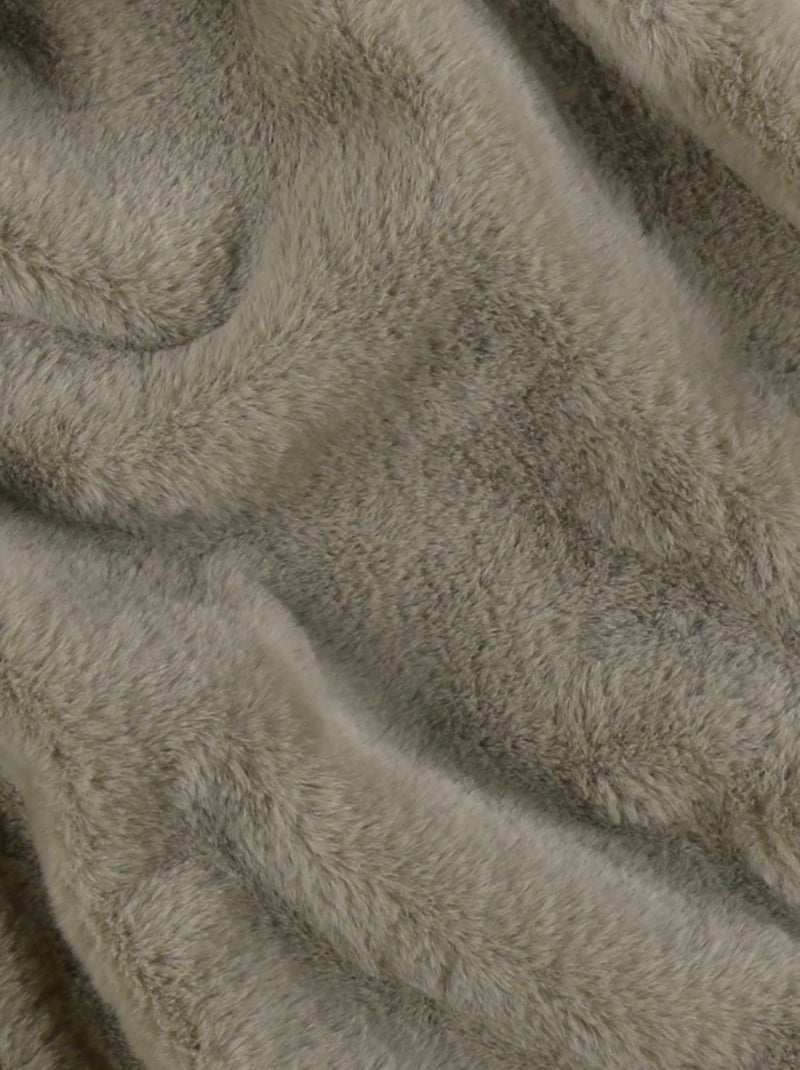 Couverture en fausse fourrure kaki 140x200 cm Noukie's Vert - Kiabi