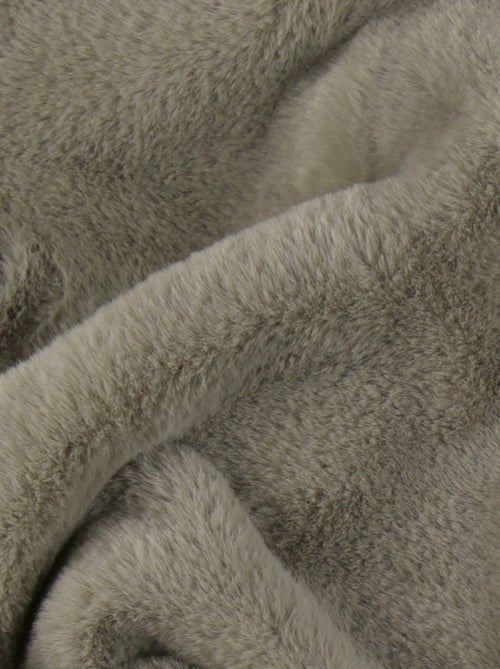 Couverture en fausse fourrure kaki 75x100 cm Noukie's - Kiabi