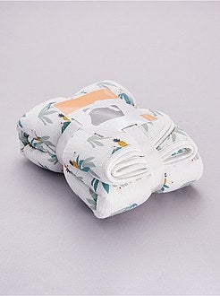 Couverture en gaze de coton - Kiabi
