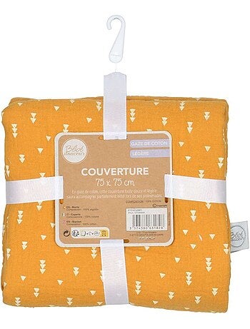 Couverture en gaze de coton imprimée