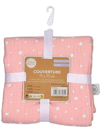 Couverture en gaze de coton imprimée