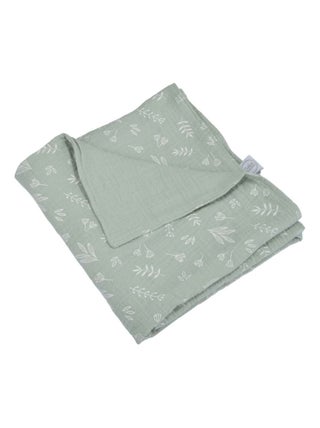 Couverture en gaze de coton imprimée