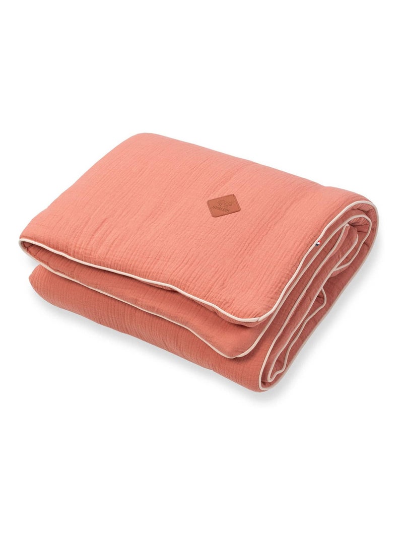 Couverture en gaze de coton, Jeanne SEVIRA KIDS Marron - Kiabi