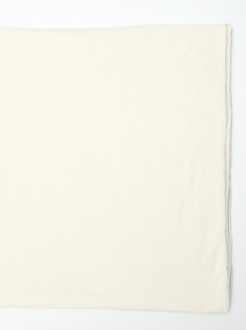 Couverture en gaze de coton réversible en velours - Kiabi Home - Kiabi