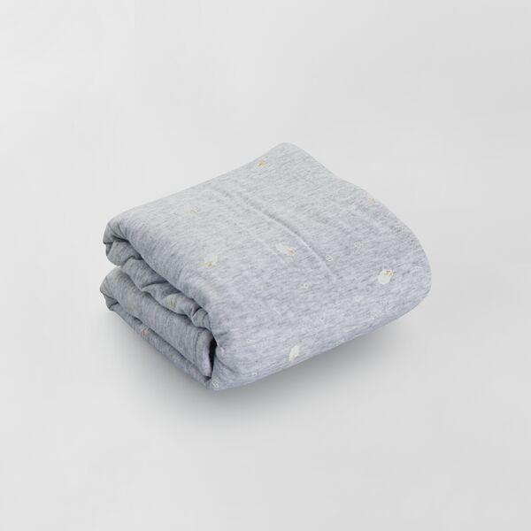 Couverture En Jersey Et Polaire Bebe Fille Gris Kiabi 7 00