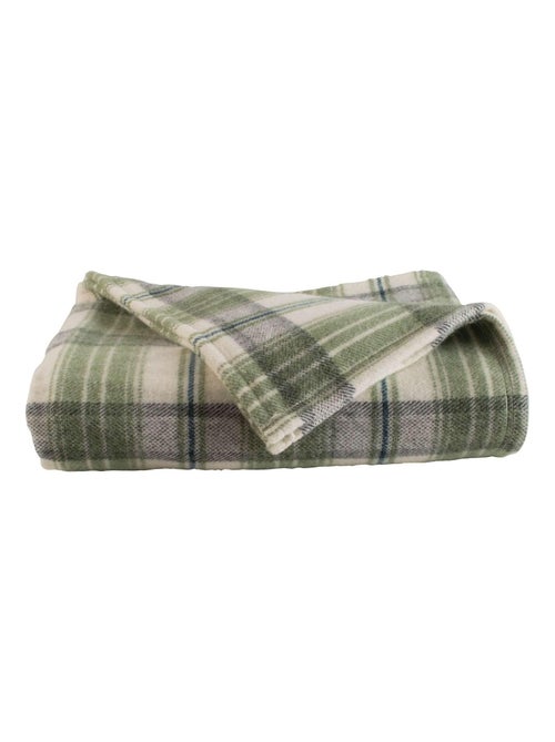 Couverture en laine tartan esprit montagne - Kiabi Couverture en laine tartan esprit montagne - Kiabi