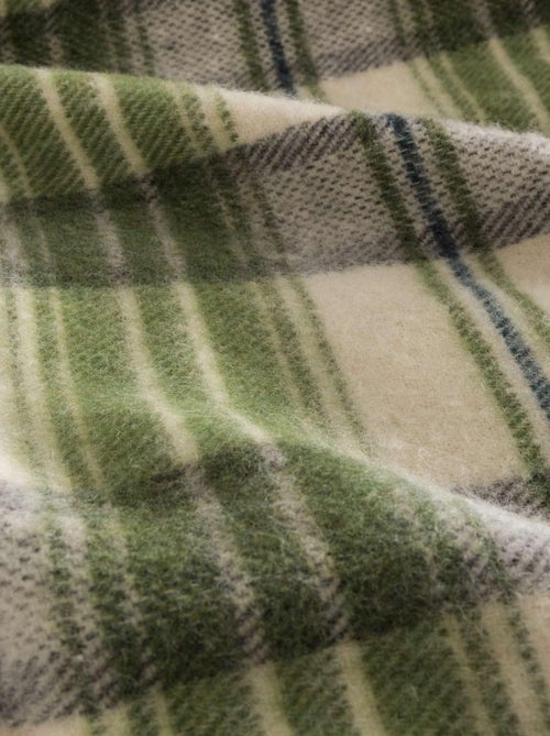 Couverture en laine tartan esprit montagne - Kiabi Couverture en laine tartan esprit montagne - Kiabi