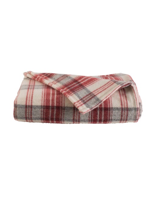 Couverture en laine tartan esprit montagne - Kiabi Couverture en laine tartan esprit montagne - Kiabi