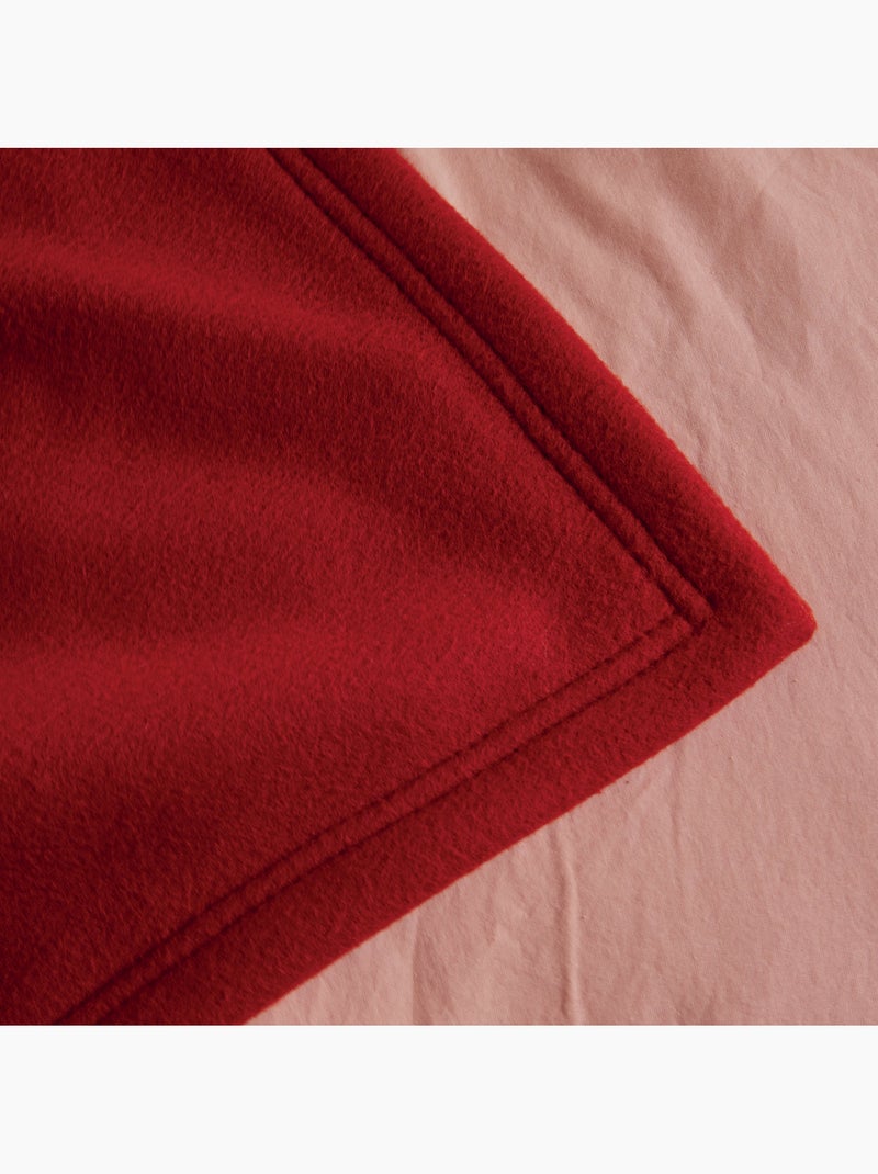 Couverture en polaire confort Orange - Kiabi
