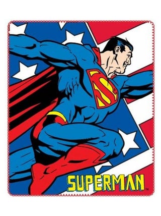 Couverture en polaire superman