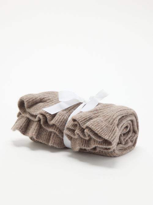 Couverture en tricot - Kiabi