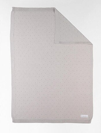Couverture en tricot BIO 75x100cm Noukie's