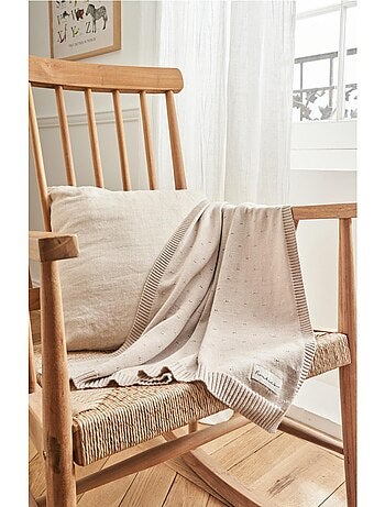 Couverture en tricot BIO 75x100cm Noukie's