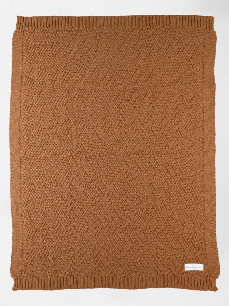 Couverture en tricot BIO 75x100cm Noukie's Beige - Kiabi