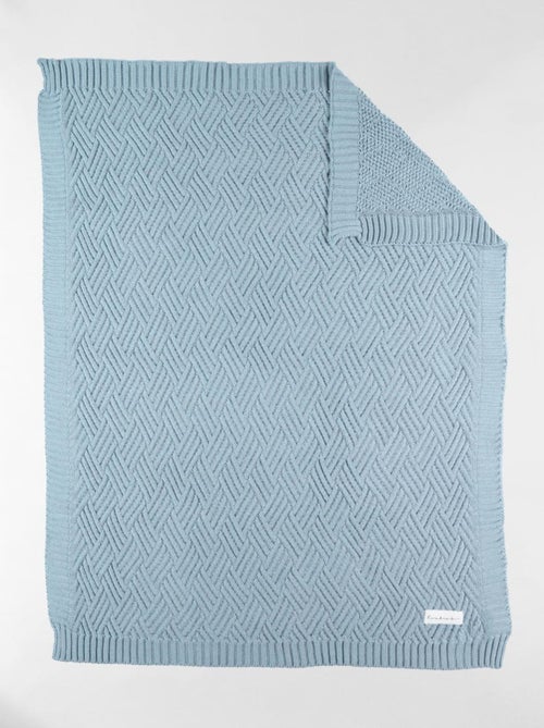 Couverture en tricot BIO 75x100cm Noukie's - Kiabi