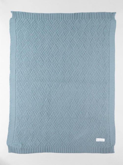 Couverture en tricot BIO 75x100cm Noukie's - Kiabi
